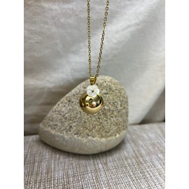 Bola de grossesse doré - lila