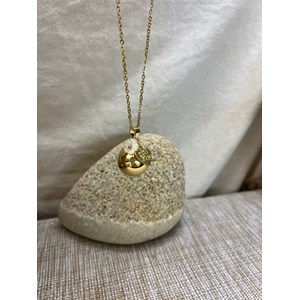 Bola de grossesse doré - lila