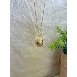 Bola de grossesse doré - tiara