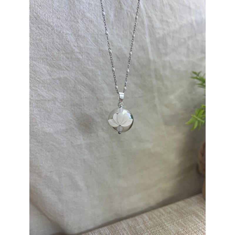 Bola de grossesse argent - brielle