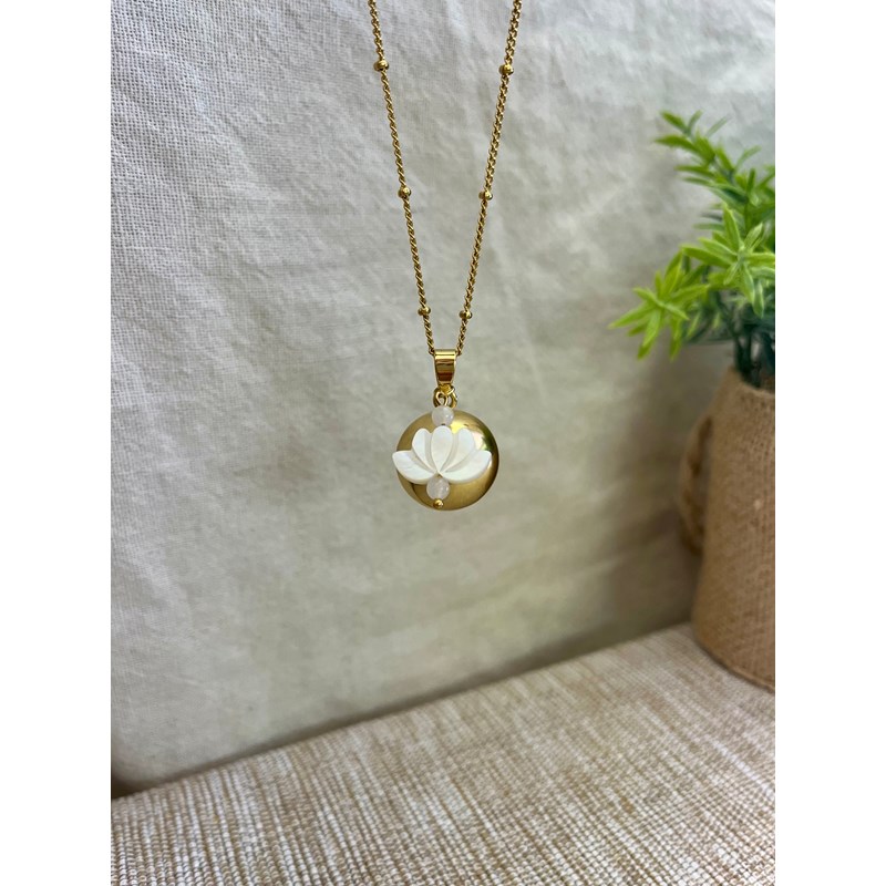 Bola de grossesse doré - brielle