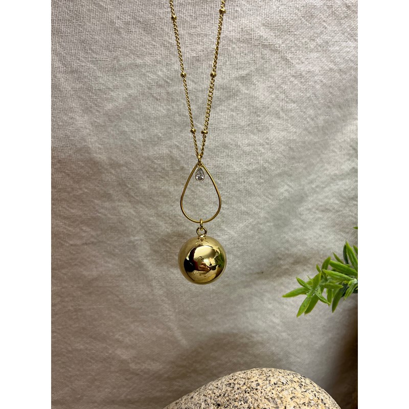 Bola de grossesse doré - irina