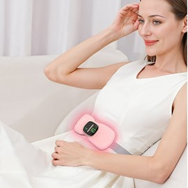 Coussin chauffant vibrant anti douleur menstruelles et lombaires