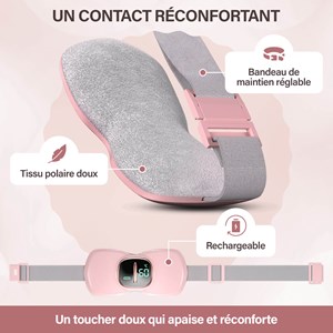 Ceinture chauffante vibrante - anti douleur menstruelles et lombaires