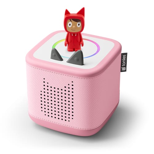 tonies - Mon premier coffret toniebox 2 - boite à histoires - rose fleur