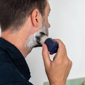 Coffret barbe – accessoires de rasage – bleu