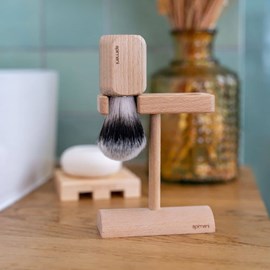 Coffret barbe – accessoires de rasage – naturel