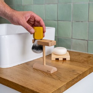 Coffret barbe – accessoires de rasage – vert d’eau