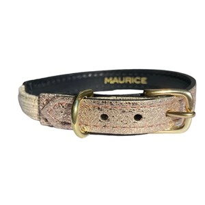 Collier pour chat panthera pardus by maurice en cuir - taille 2 - rose