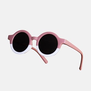 Lunettes de soleil bebe categorie 4 bicolore rose hop'pop