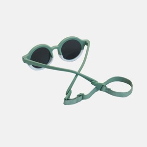 Lunettes de soleil bebe categorie 4 bicolore vert hop'pop