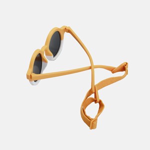 Lunettes de soleil bebe categorie 4 bicolore moutarde hop'pop