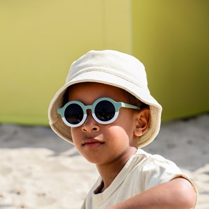 Lunettes de soleil enfants categorie 3 bicolore vert hop'pop