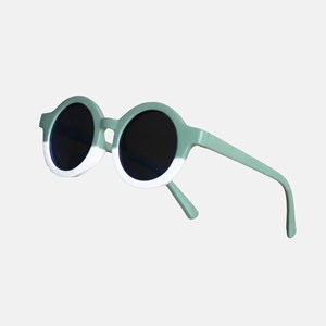 Lunettes de soleil enfants categorie 3 bicolore vert hop'pop