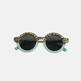 Lunettes de soleil enfants categorie 3 leopard vert hop'pop