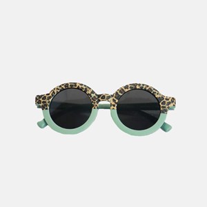 Lunettes de soleil enfants categorie 3 leopard vert hop'pop