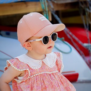 Lunettes de soleil bebe categorie 4 flex creme hop'pop