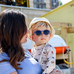 Lunettes de soleil bebe categorie 4 flex bleu hop'pop