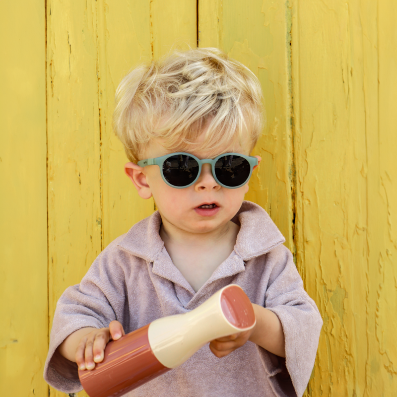 Lunettes de soleil bebe categorie 4 flex vert hop'pop (Hop'Pop) - Image 1