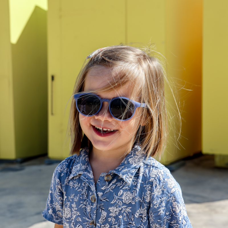 Lunettes de soleil enfants categorie 3 flex bleu hop'pop (Hop'Pop) - Image 1