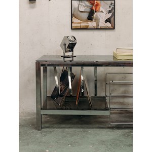 Gustave, le buffet chromé en verre n°381