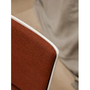 Fauteuil terracotta en métal n°527