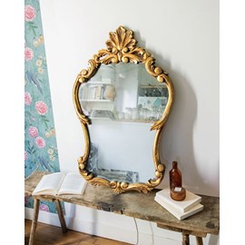 Georges, le miroir doré en bois n°752