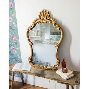 Georges, le miroir doré en bois n°752