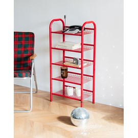 Isabelle, l'étagère en métal rouge n°170