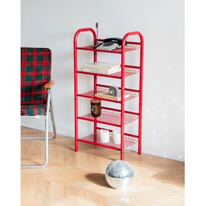 Isabelle, l'étagère en métal rouge n°170