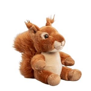 Peluche ecureuil tetabizous- 17cmh