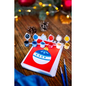 Calendrier de l'avent peinture aux numéros - calendrier de l'avent