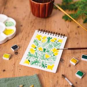 Carnet de coloriage a6 - floral #1