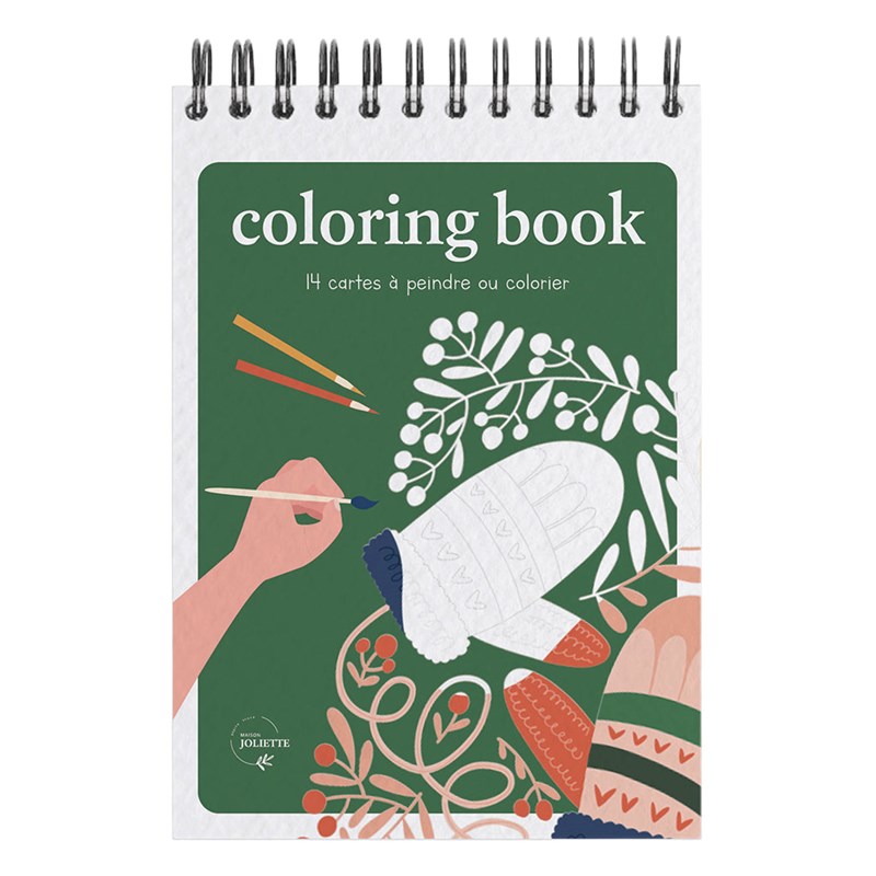 Carnet de coloriage a6 - noël