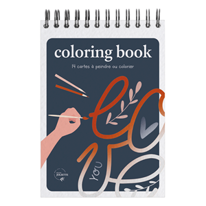 Carnet de coloriage a6 - love