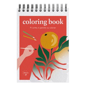 Carnet de coloriage a6 - tropical