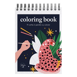 Carnet de coloriage a6 - wild