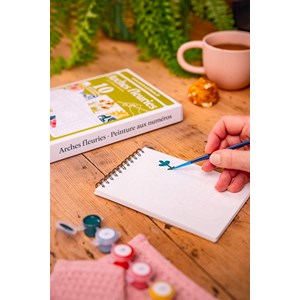 Peinture aux numéros - arches fleuries