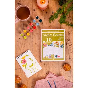 Peinture aux numéros - arches fleuries