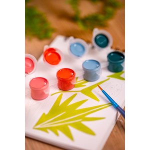 Peinture aux numéros - arches fleuries