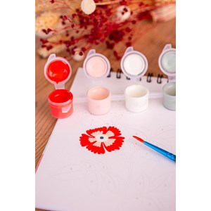 Peinture aux numéros - fleurs des champs