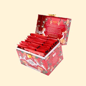 Coffre métal tisane de noël orange & cannelle bio*