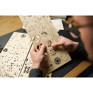 Voiture rétro ugr-t puzzle 3d bois