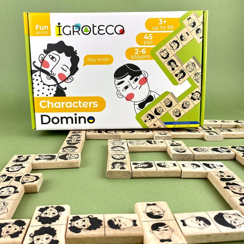 Domino 45 pcs en bois