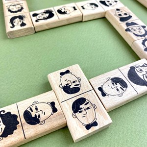 Domino 45 pcs en bois