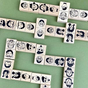 Domino 45 pcs en bois