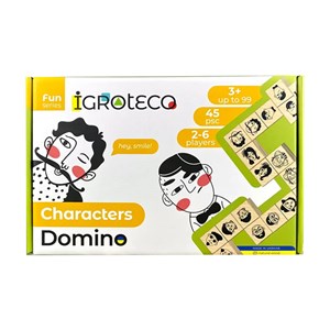 Domino 45 pcs en bois