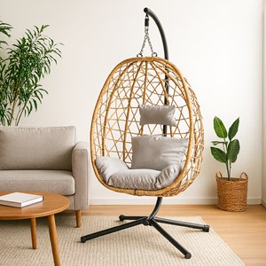 Cuzco fauteuil suspendu effet rotin