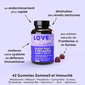 Gummies sommeil et immunité