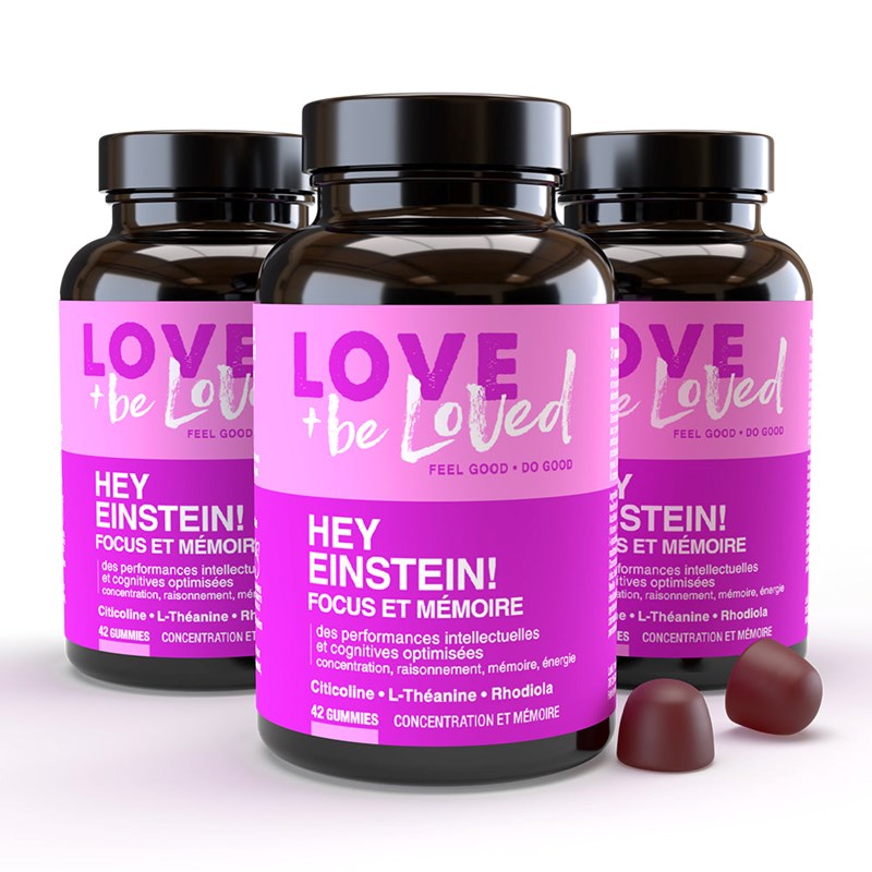 Gummies concentration et mémoire x3